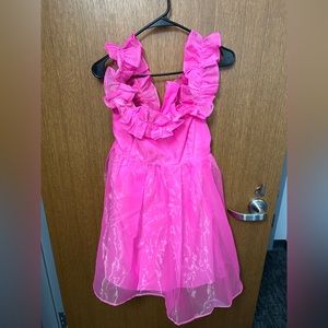 Ruffled Pink Dress